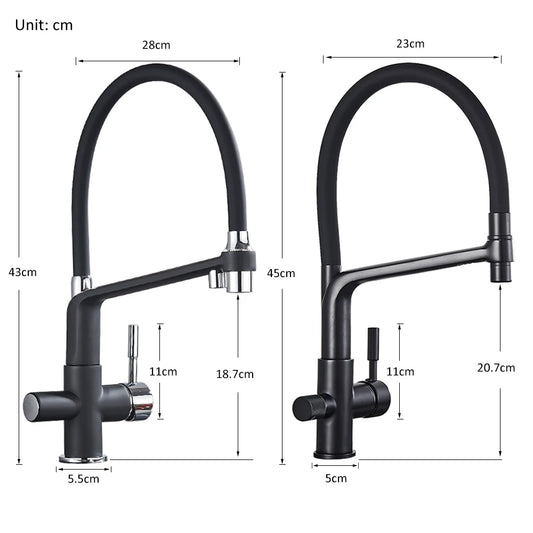 Kitchen faucets