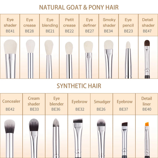 Makeup brushes